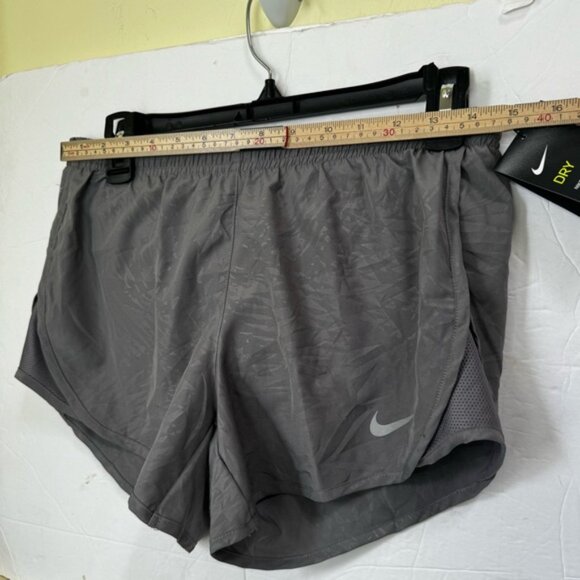 Nike NEW Tempo Dri Fit Lightweight Shorts Mesh Side Stretch Pocket Run Gray XS - Picture 15 of 16